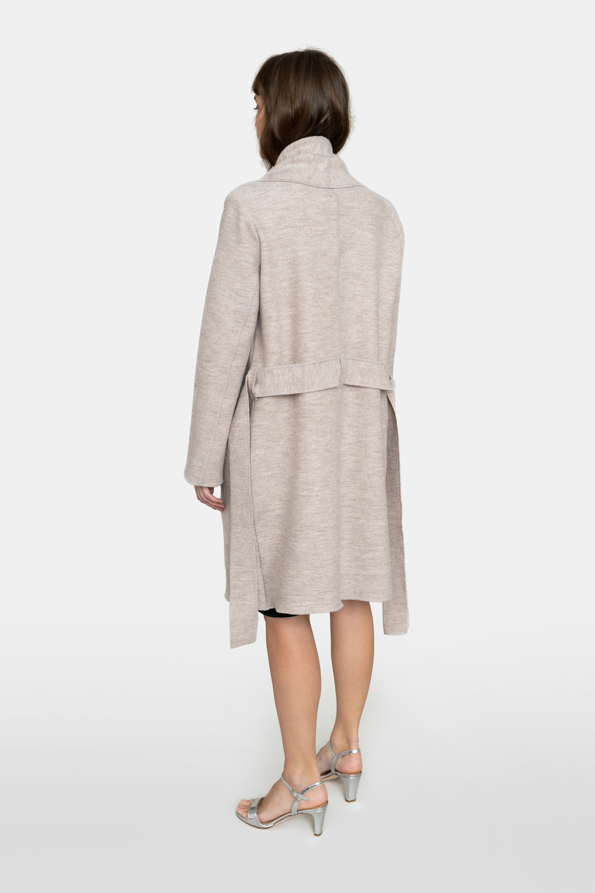 Wollmantel Maria sand