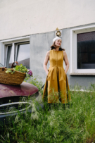 Midikleid Kati ohne Ärmel aus Bio-Baumwolle