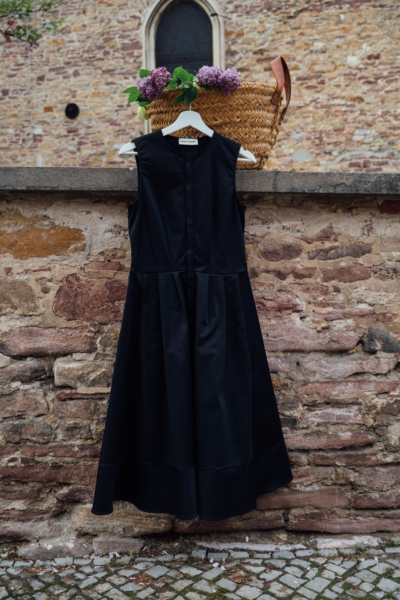 Midikleid Kati ohne Ärmel aus Bio-Baumwolle